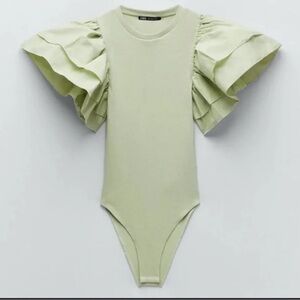 Zara Ruffle Bodysuit
